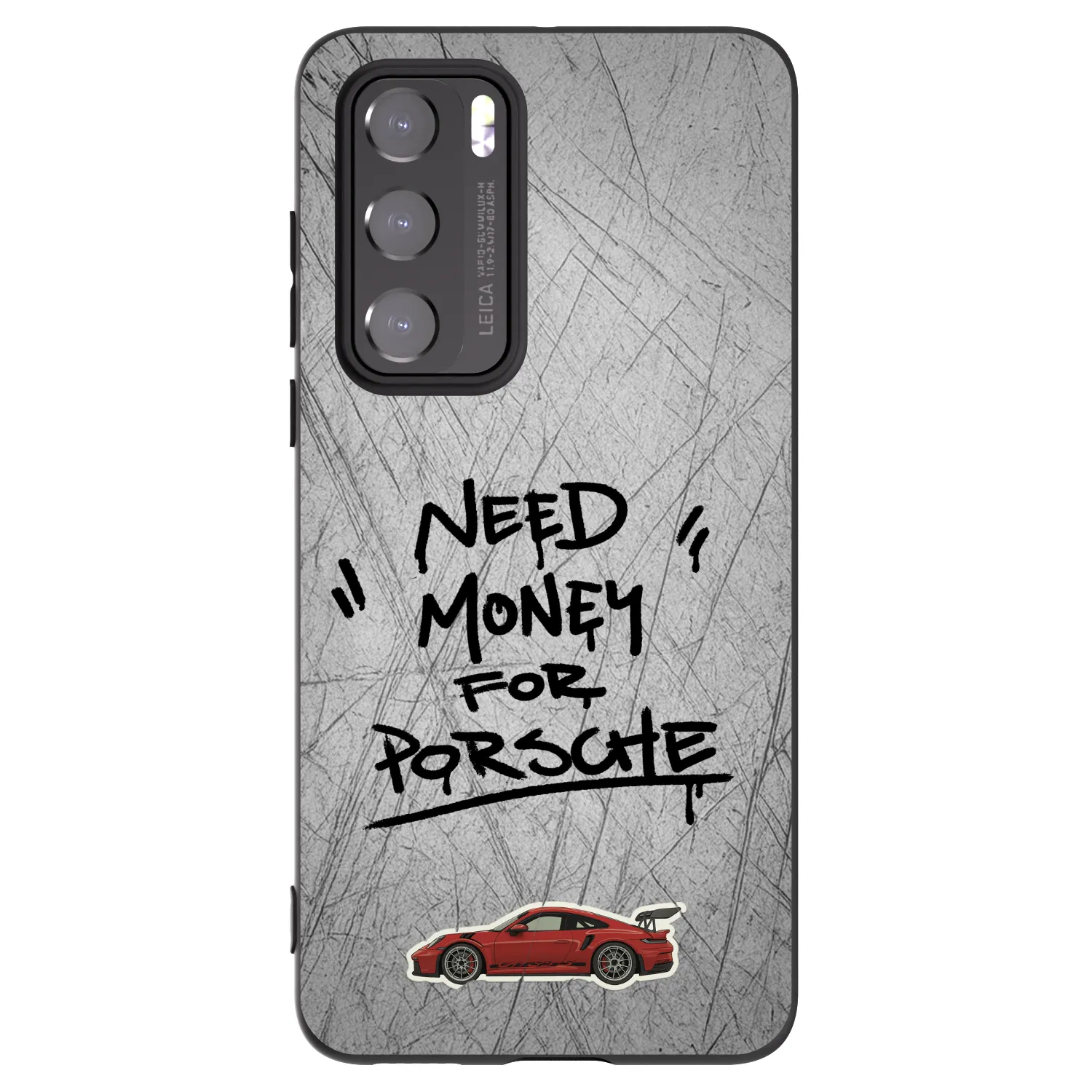 Picasee husă neagră din silicon pentru Huawei P40 - Grey Drift