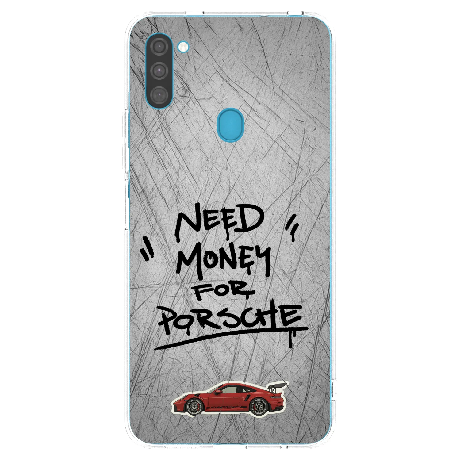 Picasee husă transparentă din silicon pentru Samsung Galaxy M11 - Grey Drift