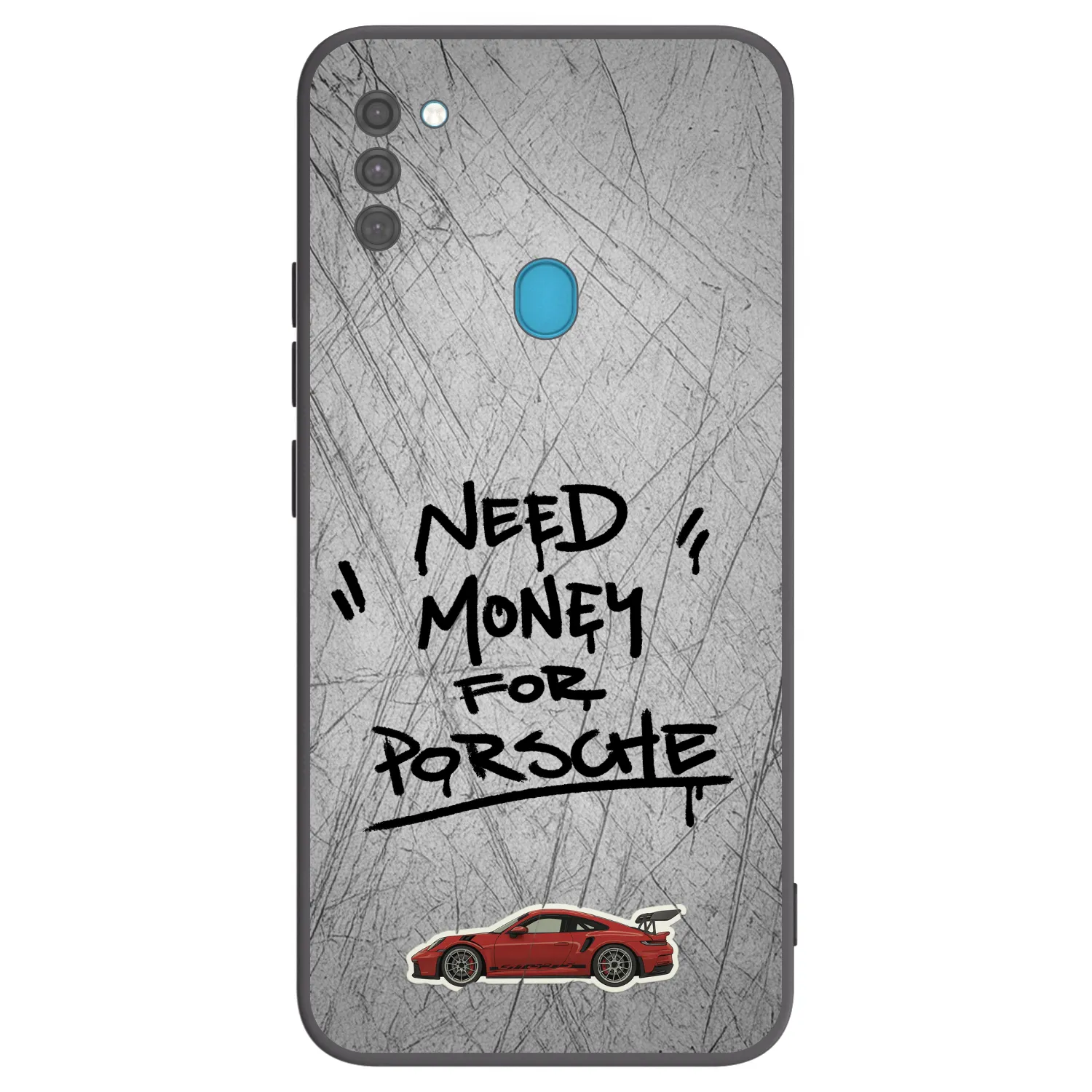 Picasee husă neagră din silicon pentru Samsung Galaxy M11 - Grey Drift