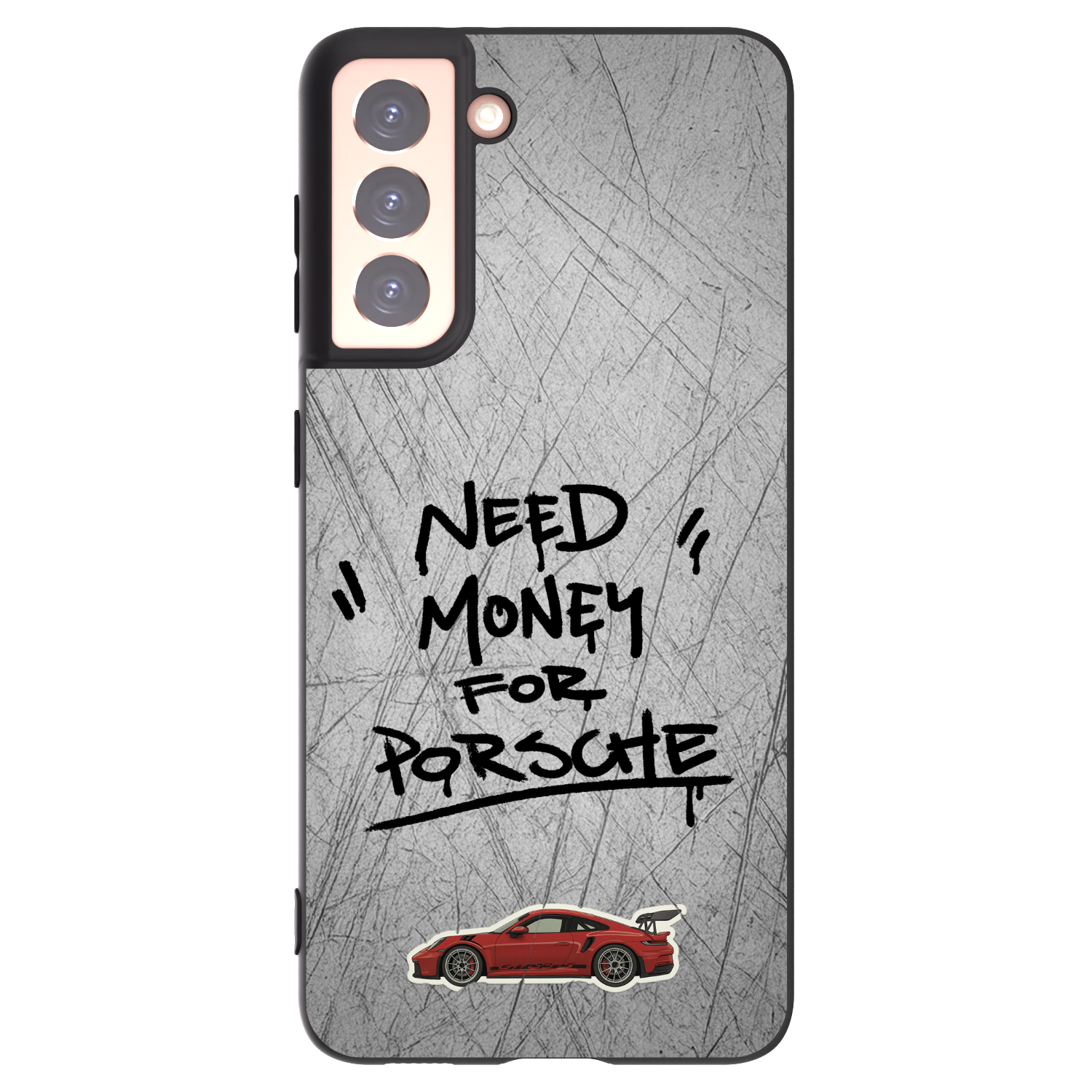 Picasee husă neagră din silicon pentru Samsung Galaxy S21 5G G991B - Grey Drift