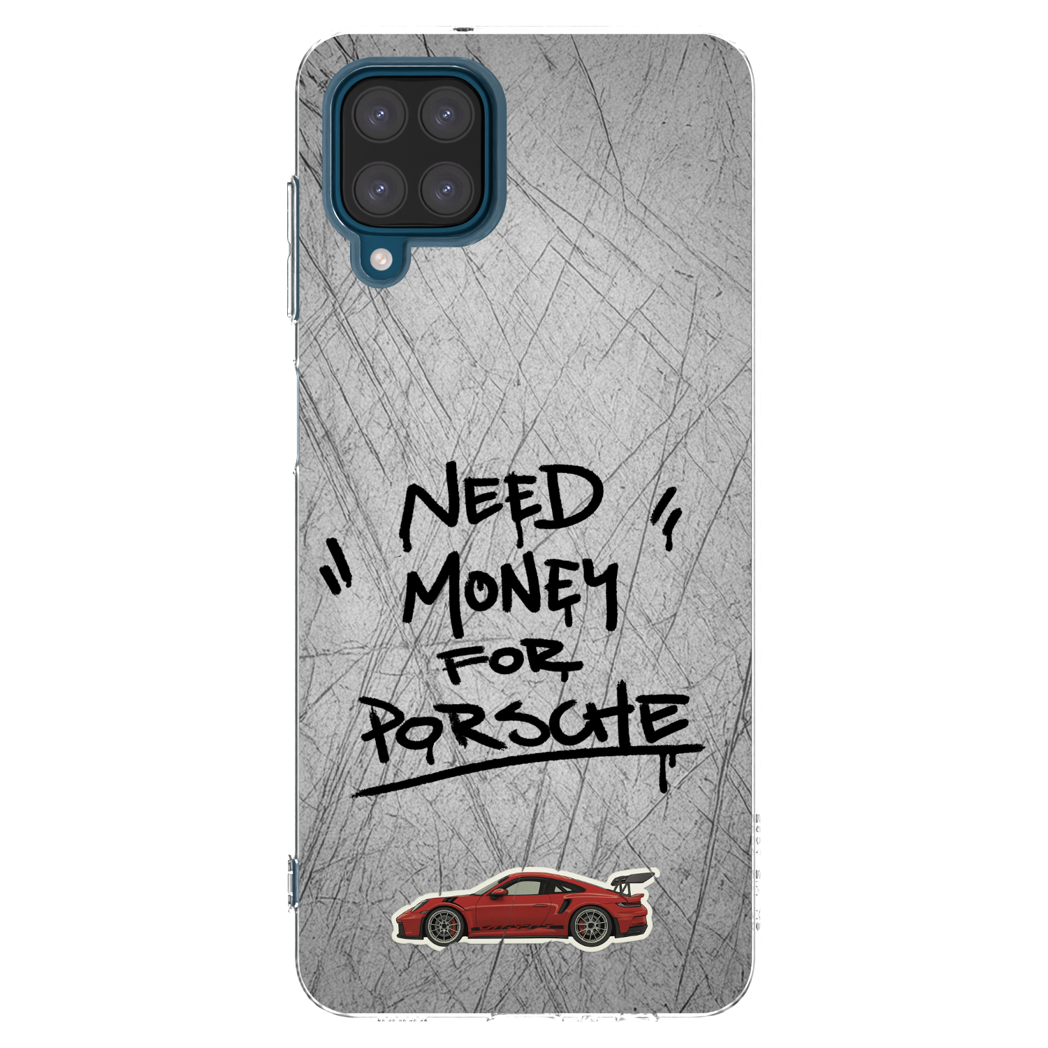 Picasee husă transparentă din silicon pentru Samsung Galaxy A12 A125F - Grey Drift