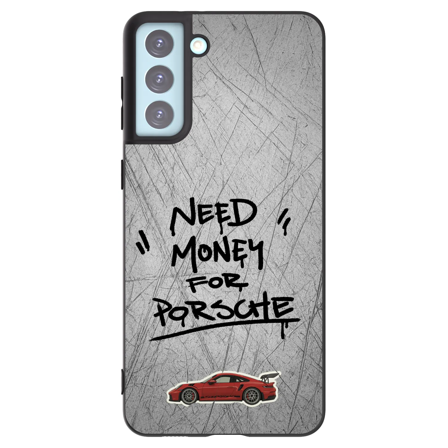 Picasee husă neagră din silicon pentru Samsung Galaxy S21+ 5G G996F - Grey Drift