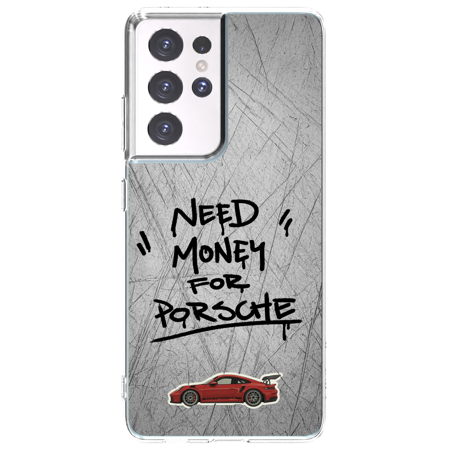 Picasee husă transparentă din silicon pentru Samsung Galaxy S21 Ultra 5G G998B - Grey Drift
