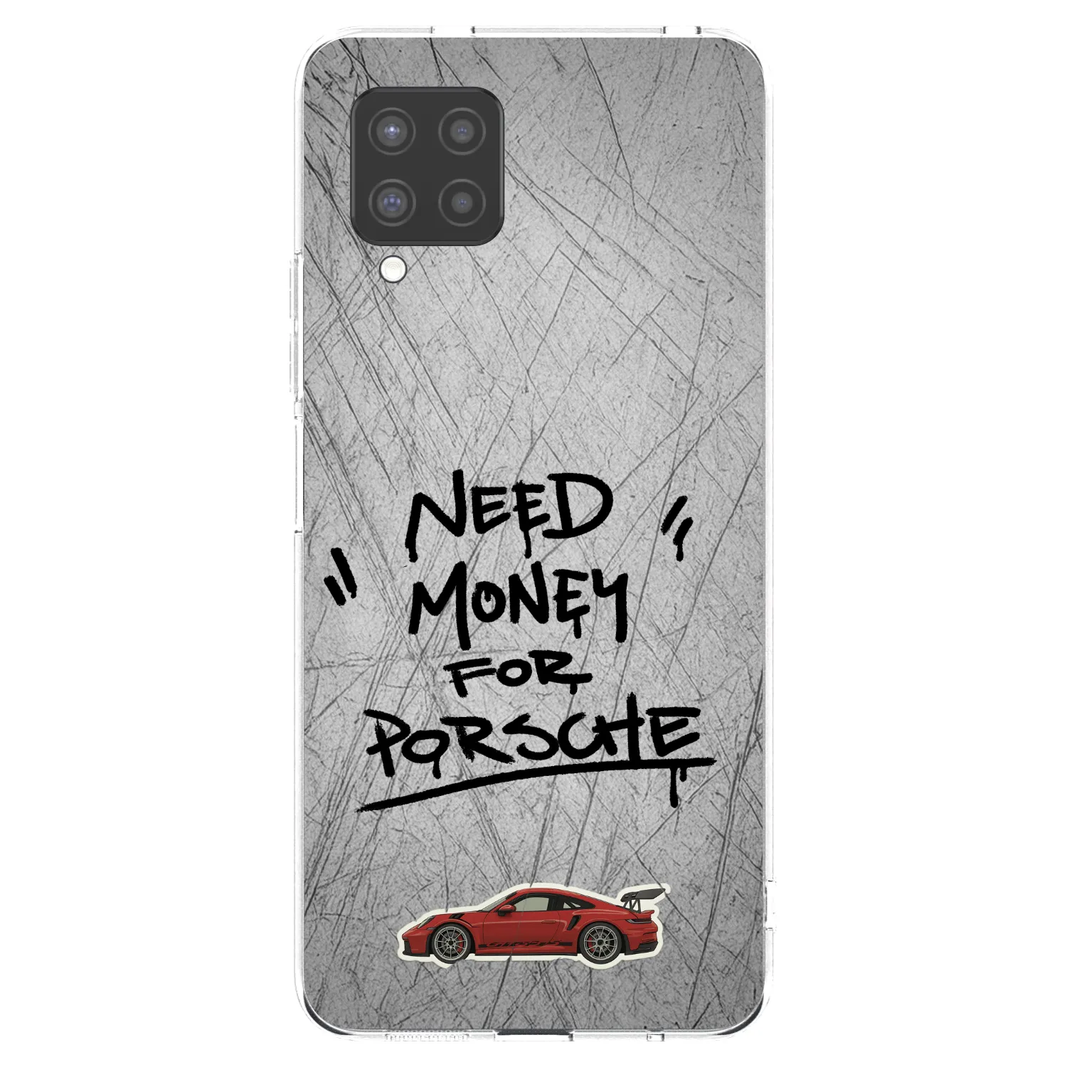 Picasee husă transparentă din silicon pentru Samsung Galaxy A42 A426B - Grey Drift
