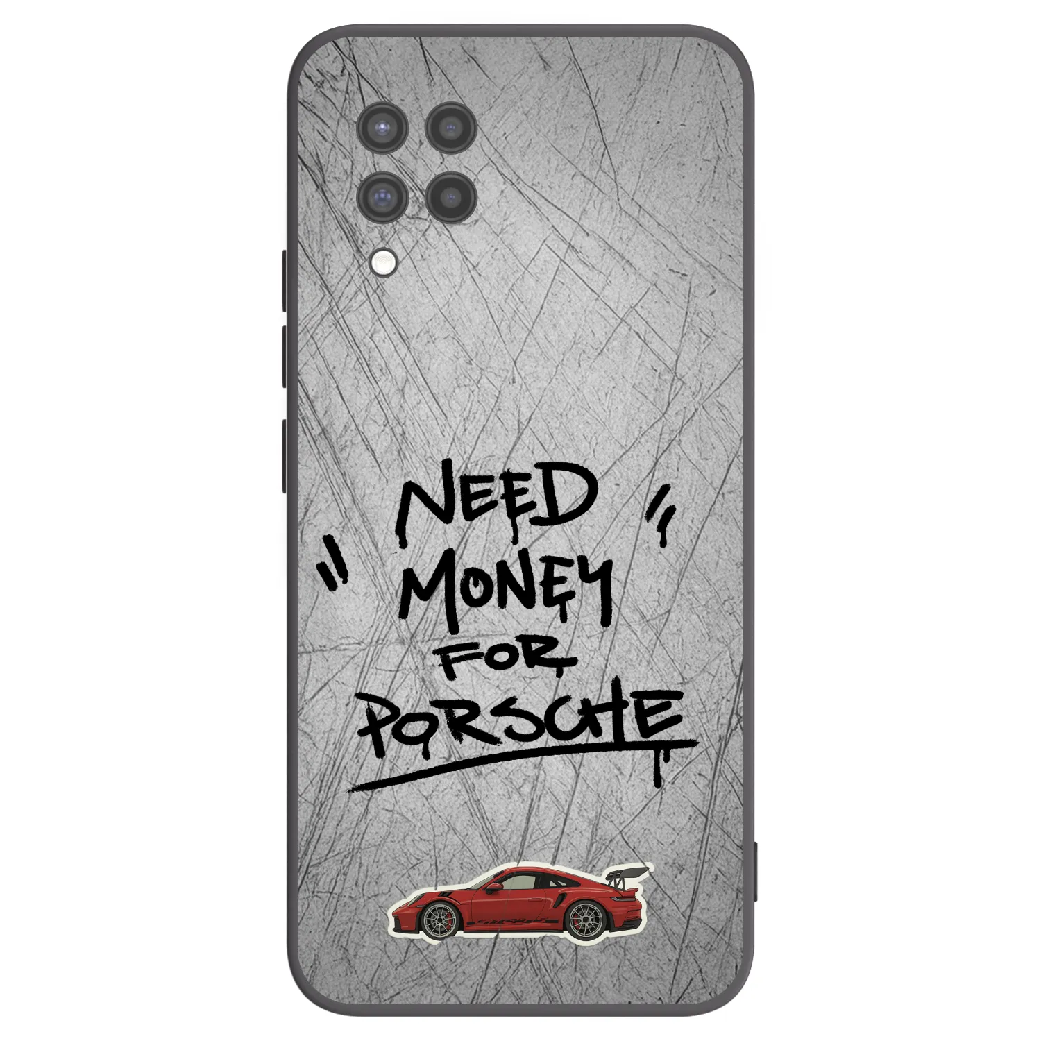Picasee husă neagră din silicon pentru Samsung Galaxy A42 A426B - Grey Drift