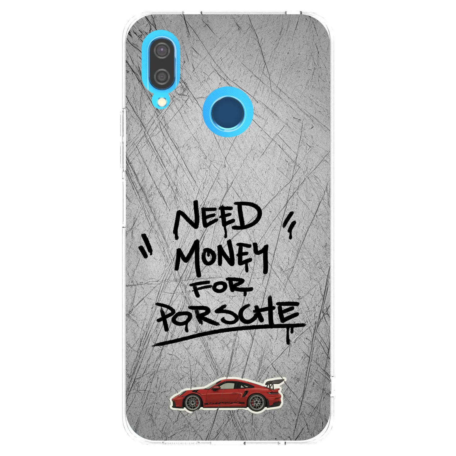Picasee husă transparentă din silicon pentru Huawei P20 Lite - Grey Drift