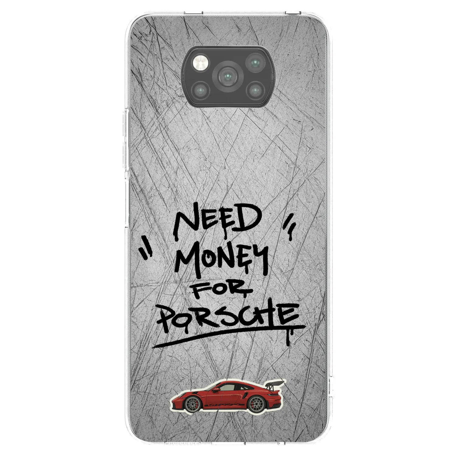 Picasee husă neagră din silicon pentru Xiaomi Poco X3 Pro - Grey Drift