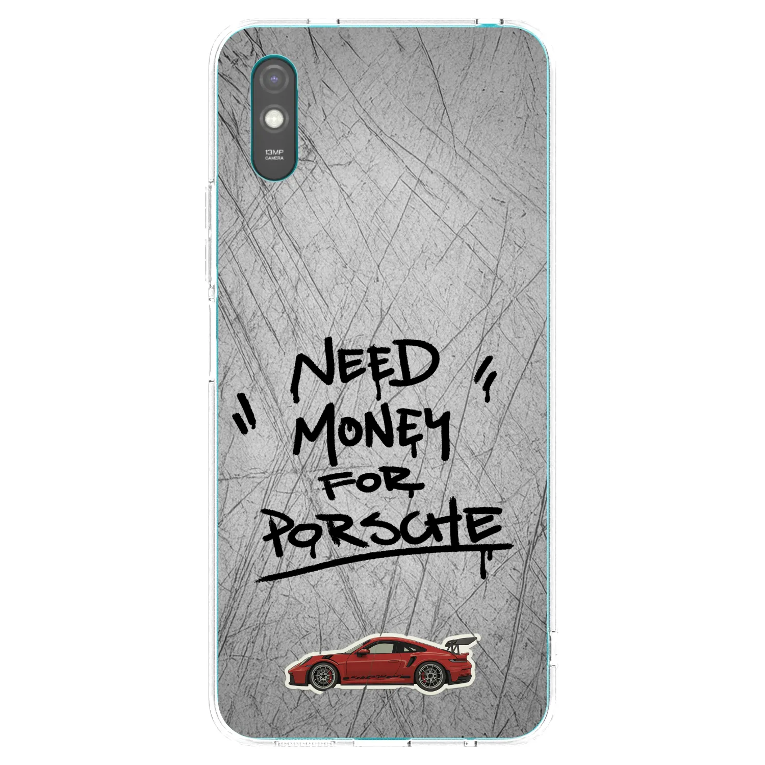 Picasee husă transparentă din silicon pentru Xiaomi Redmi 9AT - Grey Drift