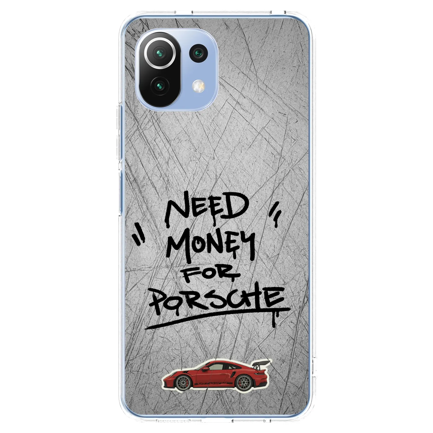 Picasee husă transparentă din silicon pentru Xiaomi Mi 11 Lite - Grey Drift