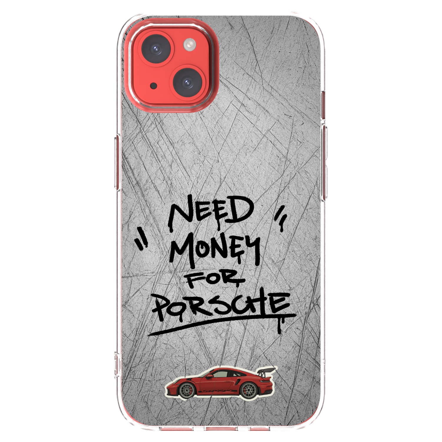 Picasee husă transparentă din silicon pentru Apple iPhone 13 - Grey Drift