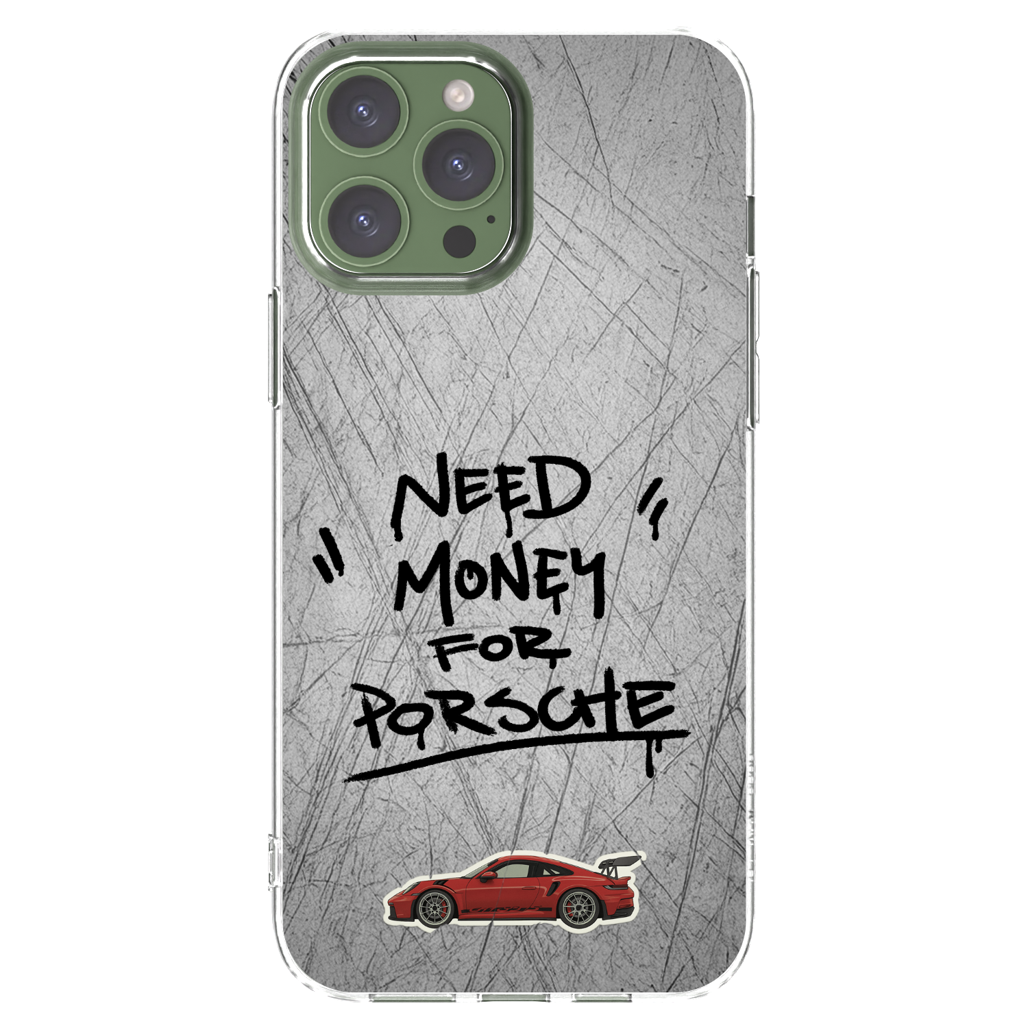Picasee husă transparentă din silicon pentru Apple iPhone 13 Pro Max - Grey Drift