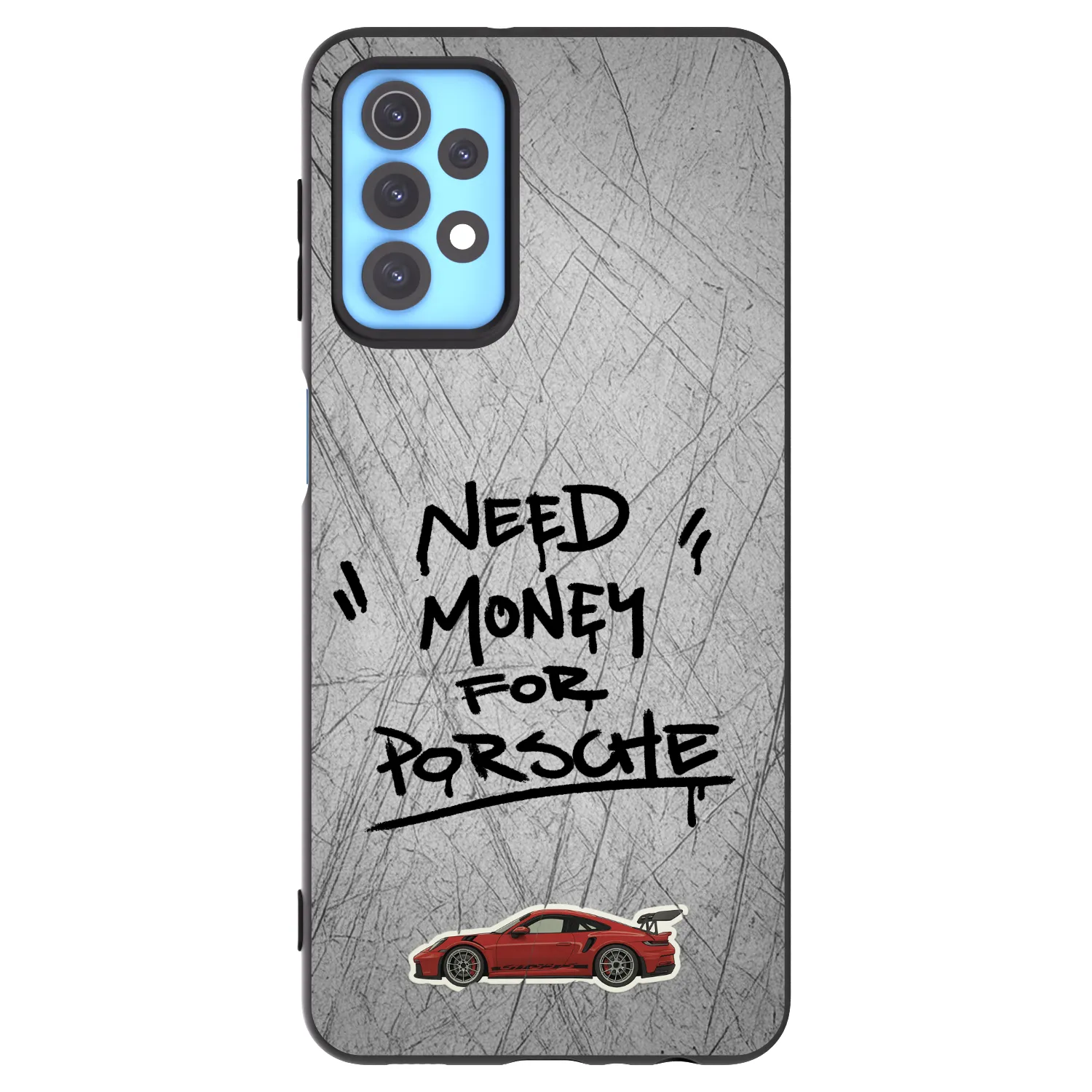 Picasee husă neagră din silicon pentru Samsung Galaxy A32 4G SM-A325F - Grey Drift