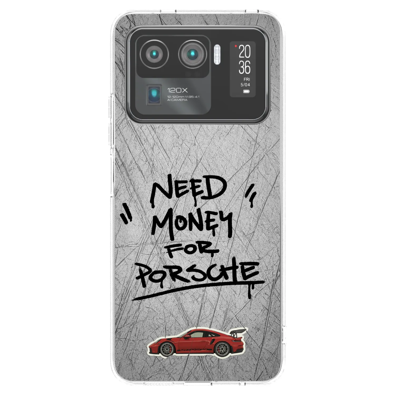 Picasee husă transparentă din silicon pentru Xiaomi Mi 11 Ultra - Grey Drift