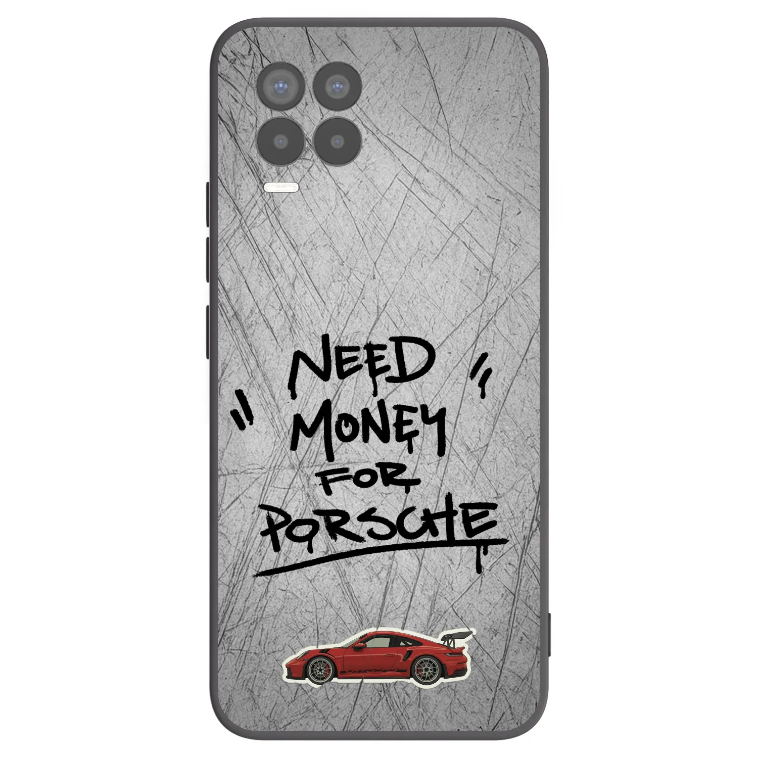 Picasee husă neagră din silicon pentru Realme 8 4G - Grey Drift