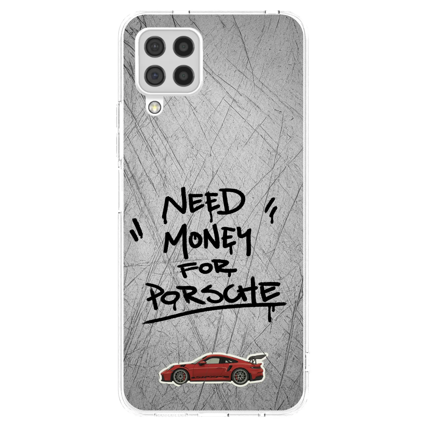 Picasee husă transparentă din silicon pentru Samsung Galaxy A22 A225F 4G - Grey Drift