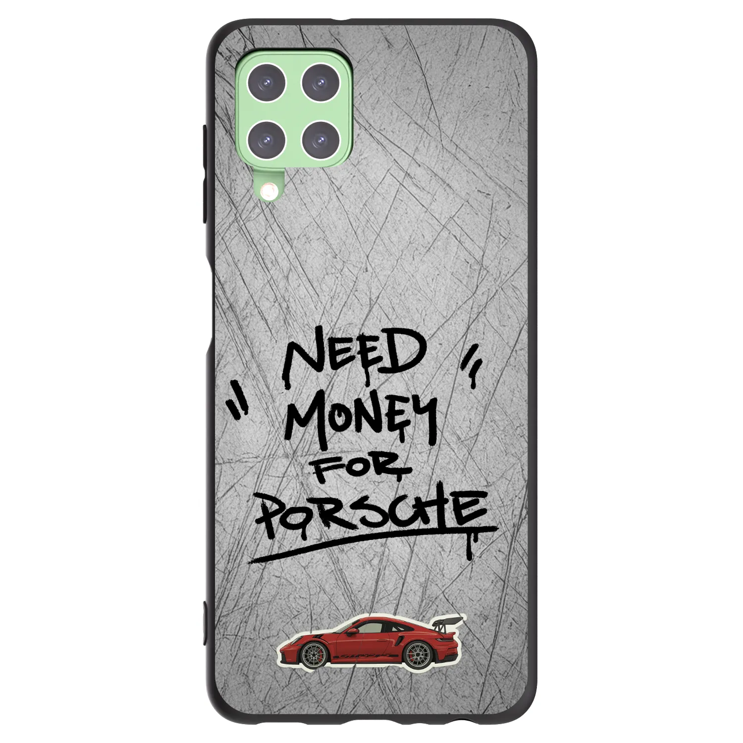 Picasee husă neagră din silicon pentru Samsung Galaxy A22 A225F 4G - Grey Drift
