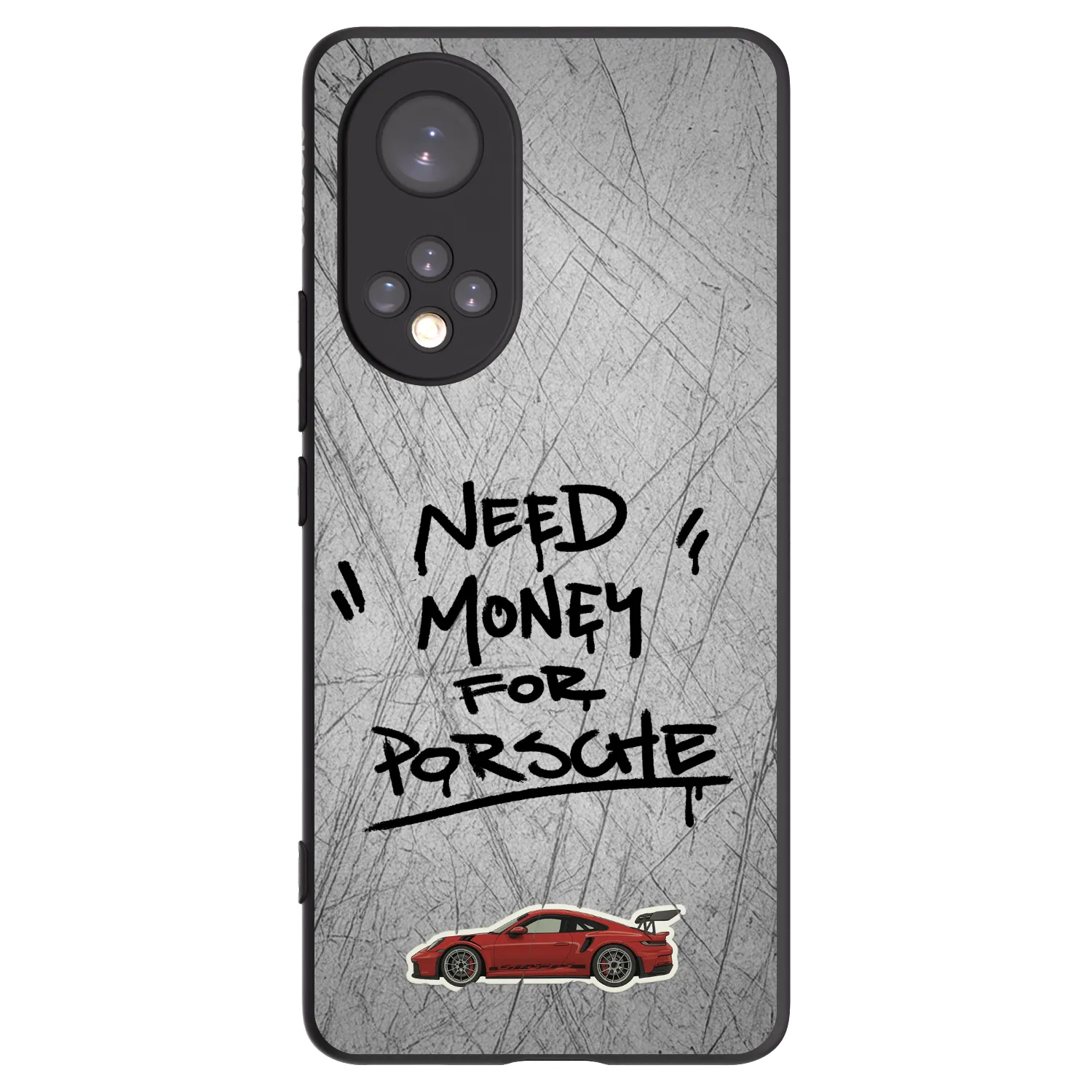 Picasee husă neagră din silicon pentru Huawei Nova 9 - Grey Drift