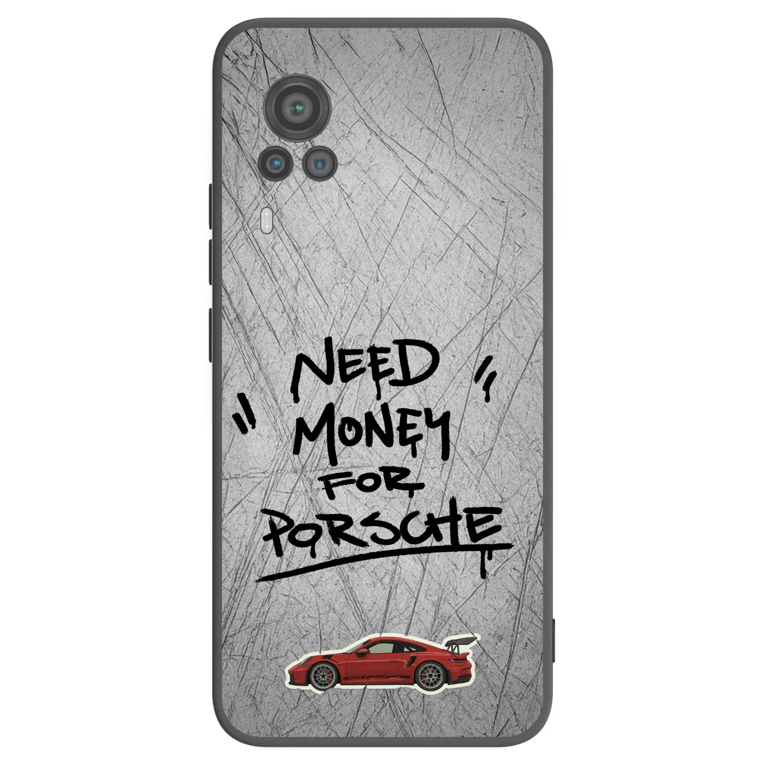 Picasee husă neagră din silicon pentru Vivo X60 Pro 5G - Grey Drift