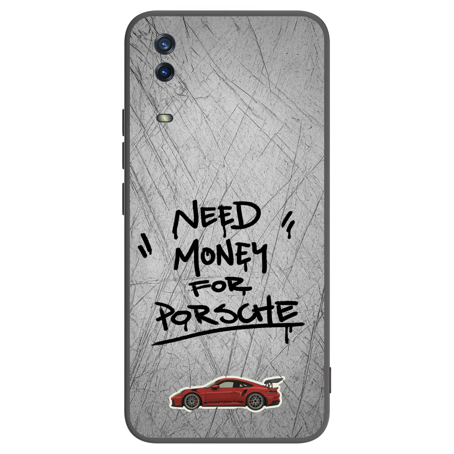 Picasee husă neagră din silicon pentru Vivo Y11s - Grey Drift