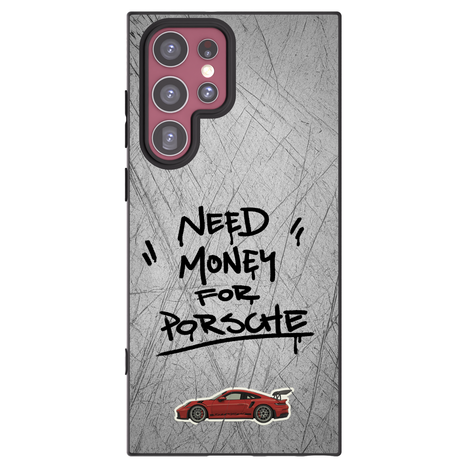 Picasee husă neagră din silicon pentru Samsung Galaxy S22 Ultra 5G - Grey Drift