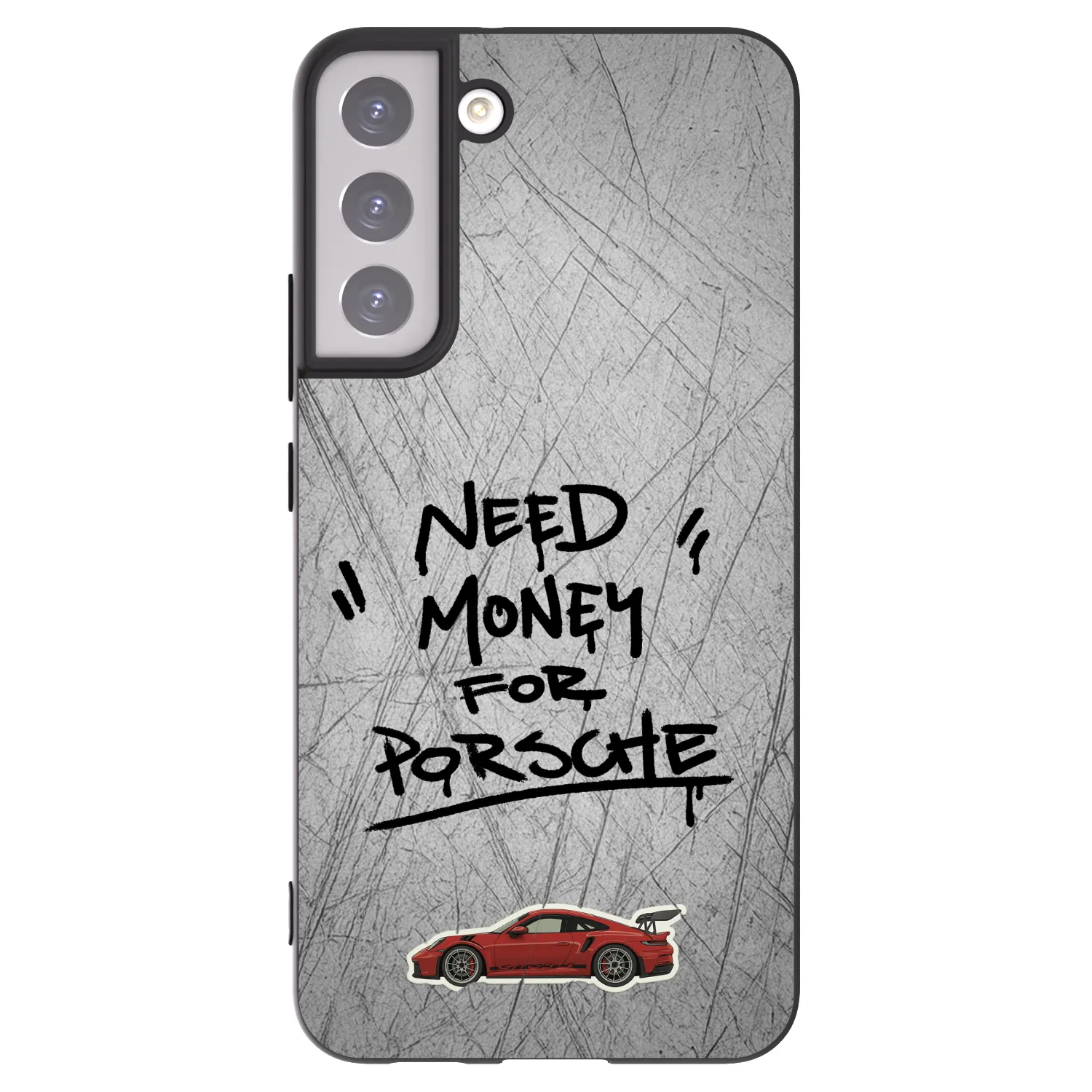 Picasee husă neagră din silicon pentru Samsung Galaxy S22+ 5G - Grey Drift