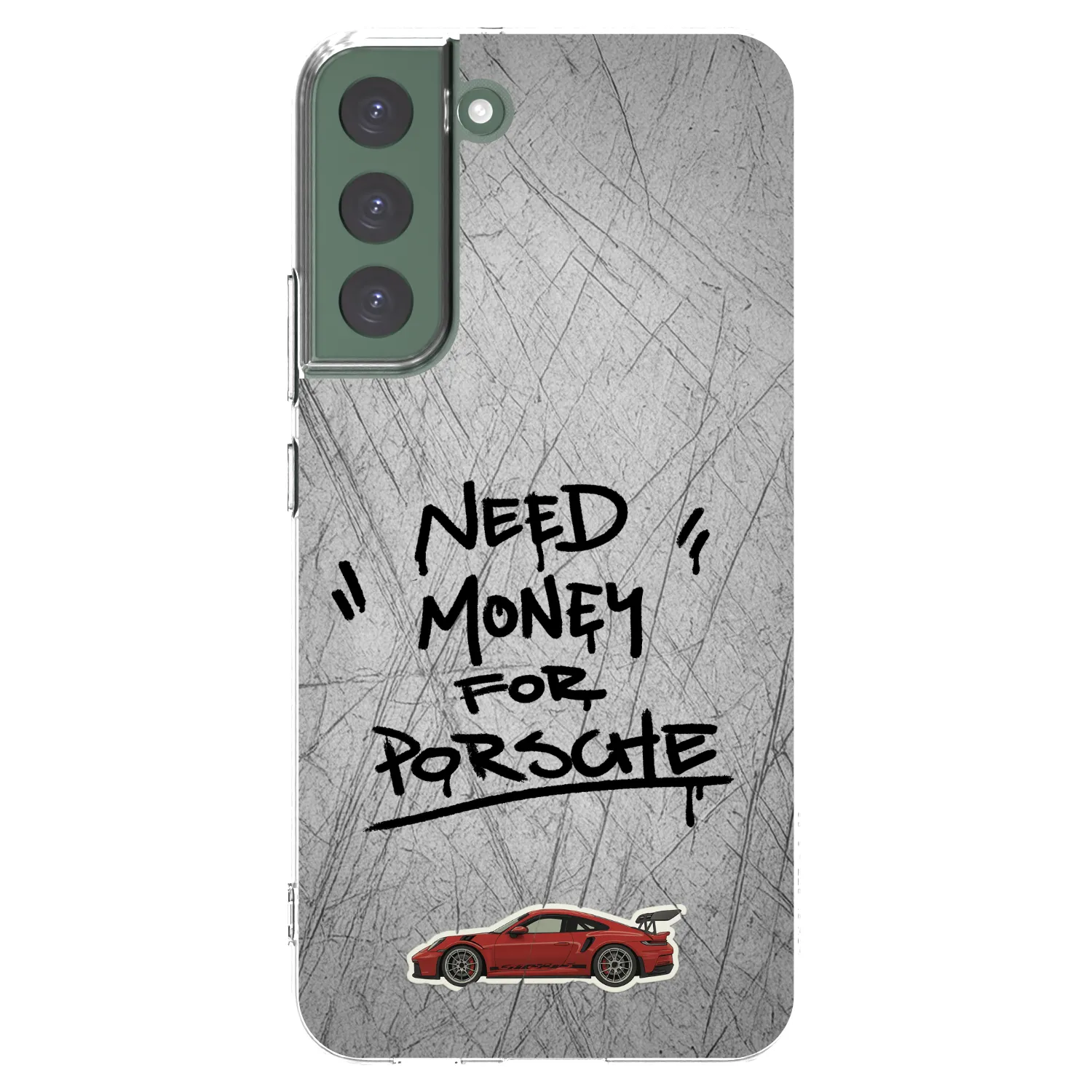 Picasee husă transparentă din silicon pentru Samsung Galaxy S22+ 5G - Grey Drift