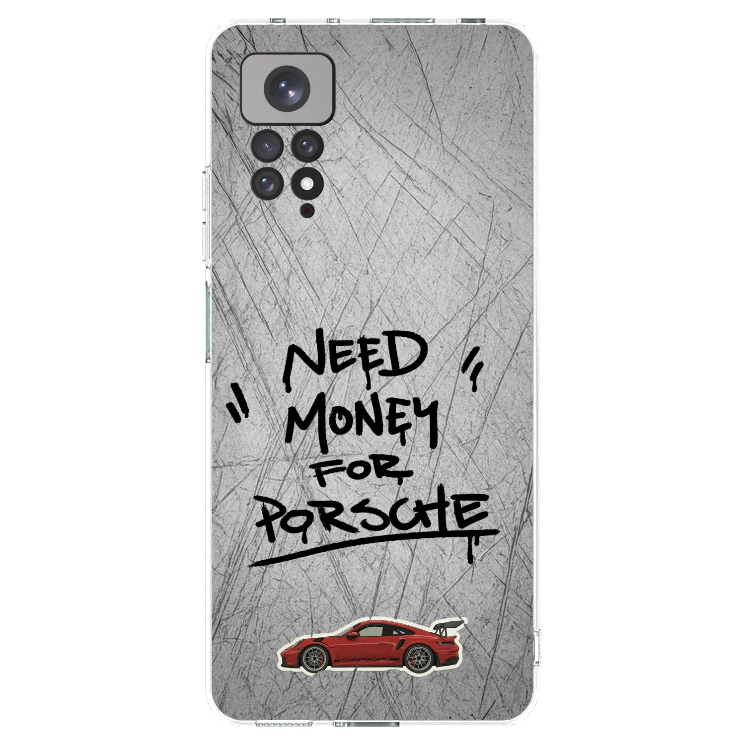 Picasee husă transparentă din silicon pentru Xiaomi Redmi Note 11 - Grey Drift