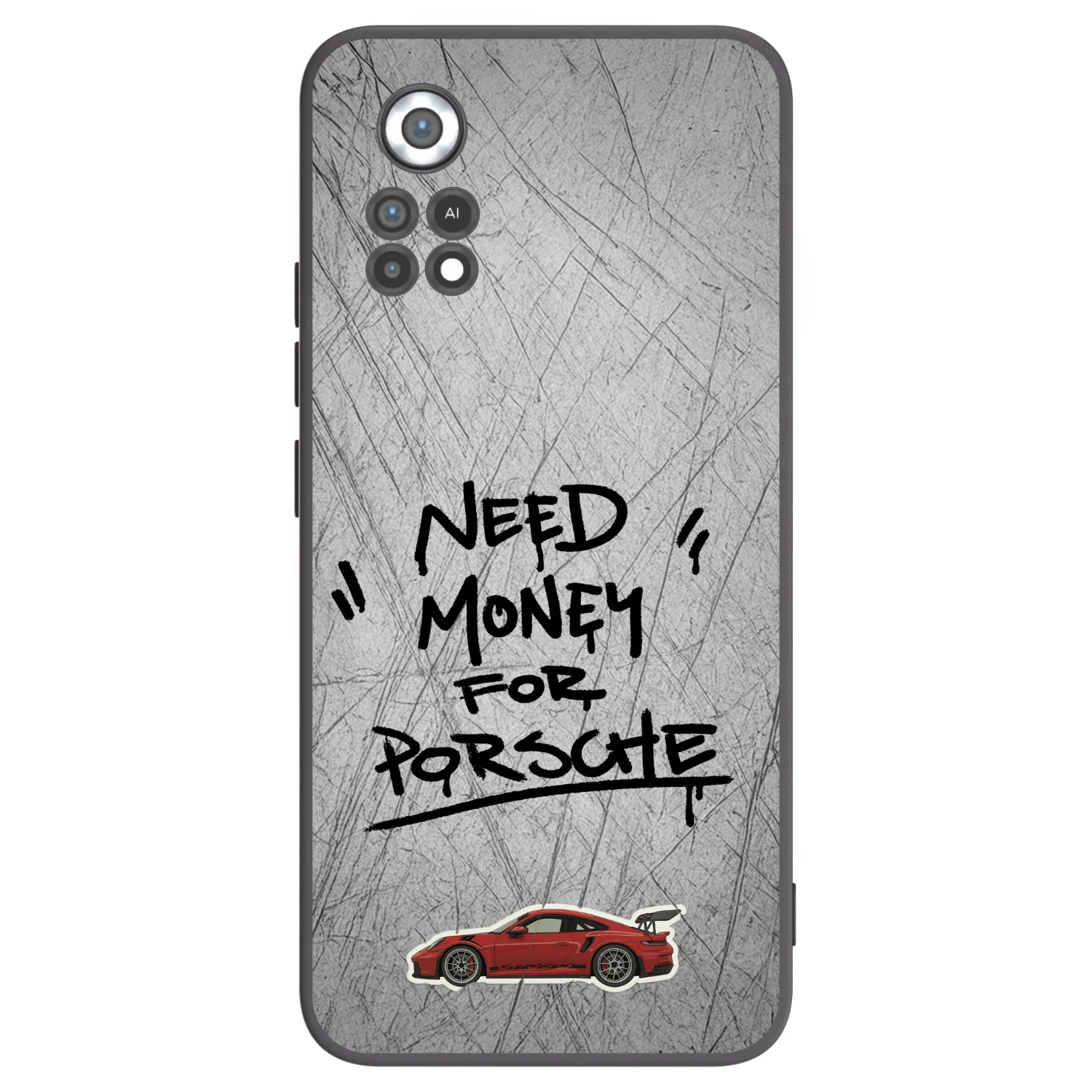 Picasee husă neagră din silicon pentru Xiaomi Poco X4 Pro 5G - Grey Drift