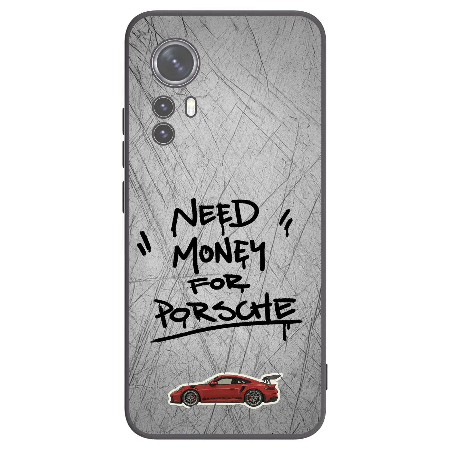 Picasee husă neagră din silicon pentru Xiaomi 12 - Grey Drift