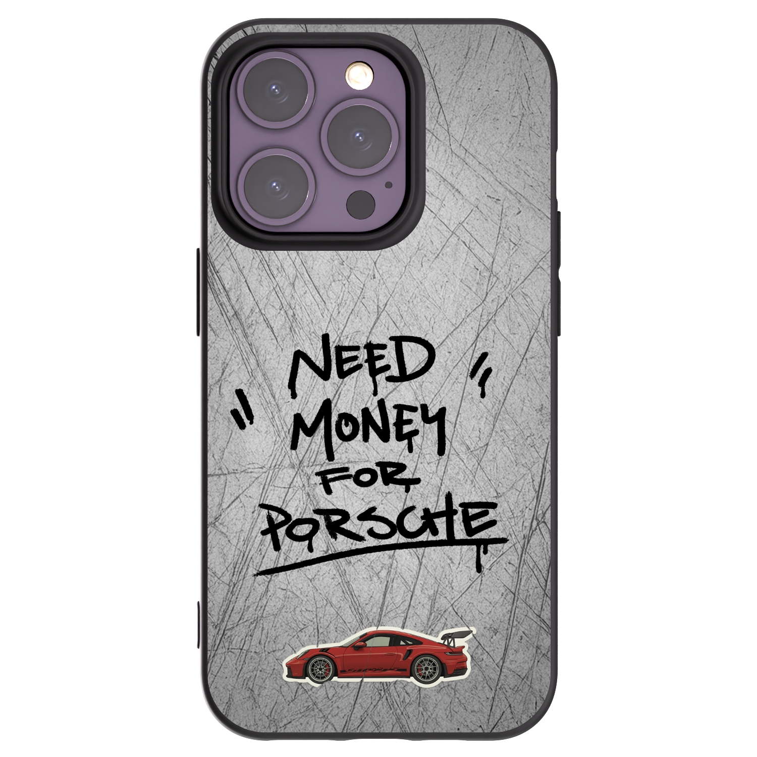 Picasee husă neagră din silicon pentru Apple iPhone 14 Pro - Grey Drift