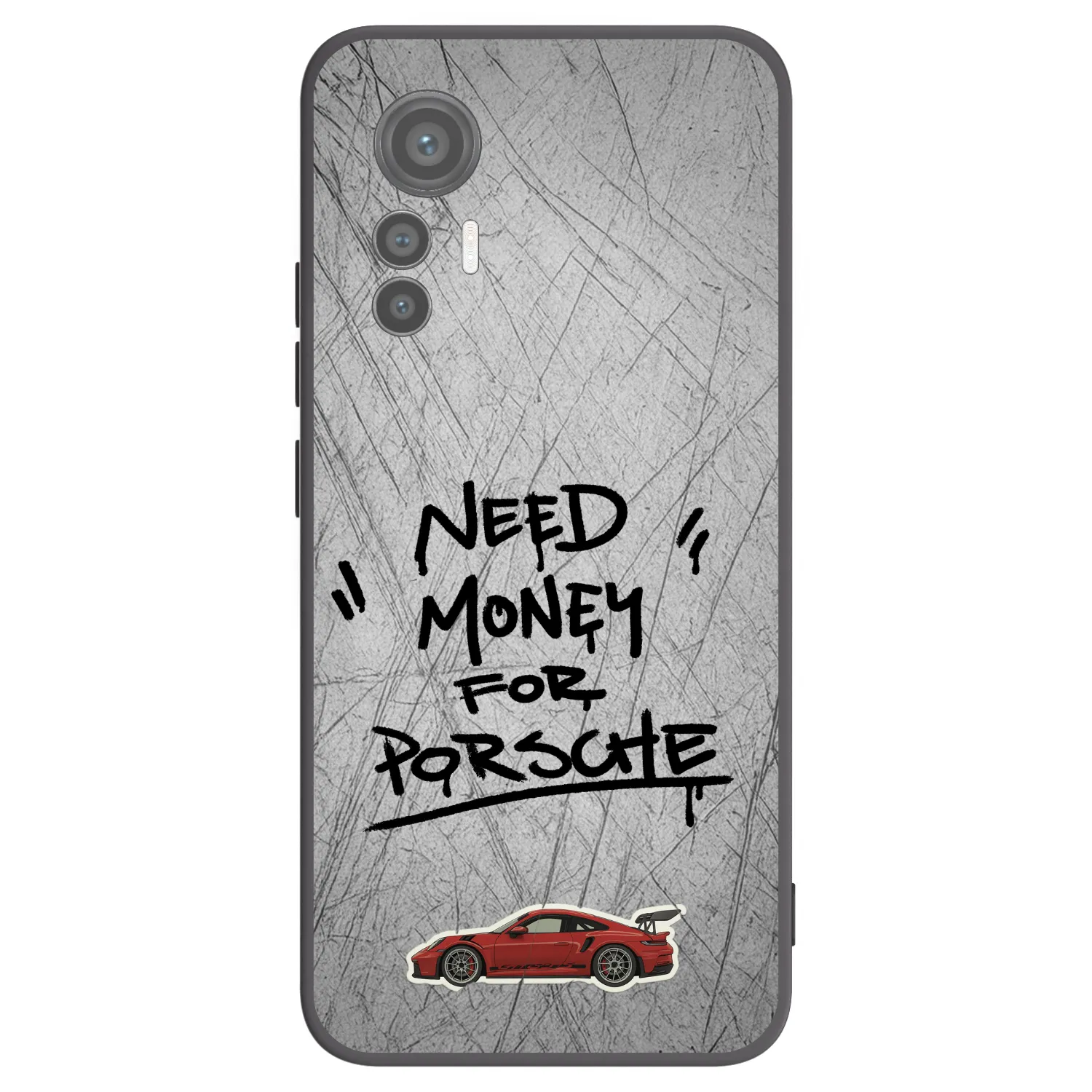 Picasee husă neagră din silicon pentru Xiaomi 12 Lite - Grey Drift