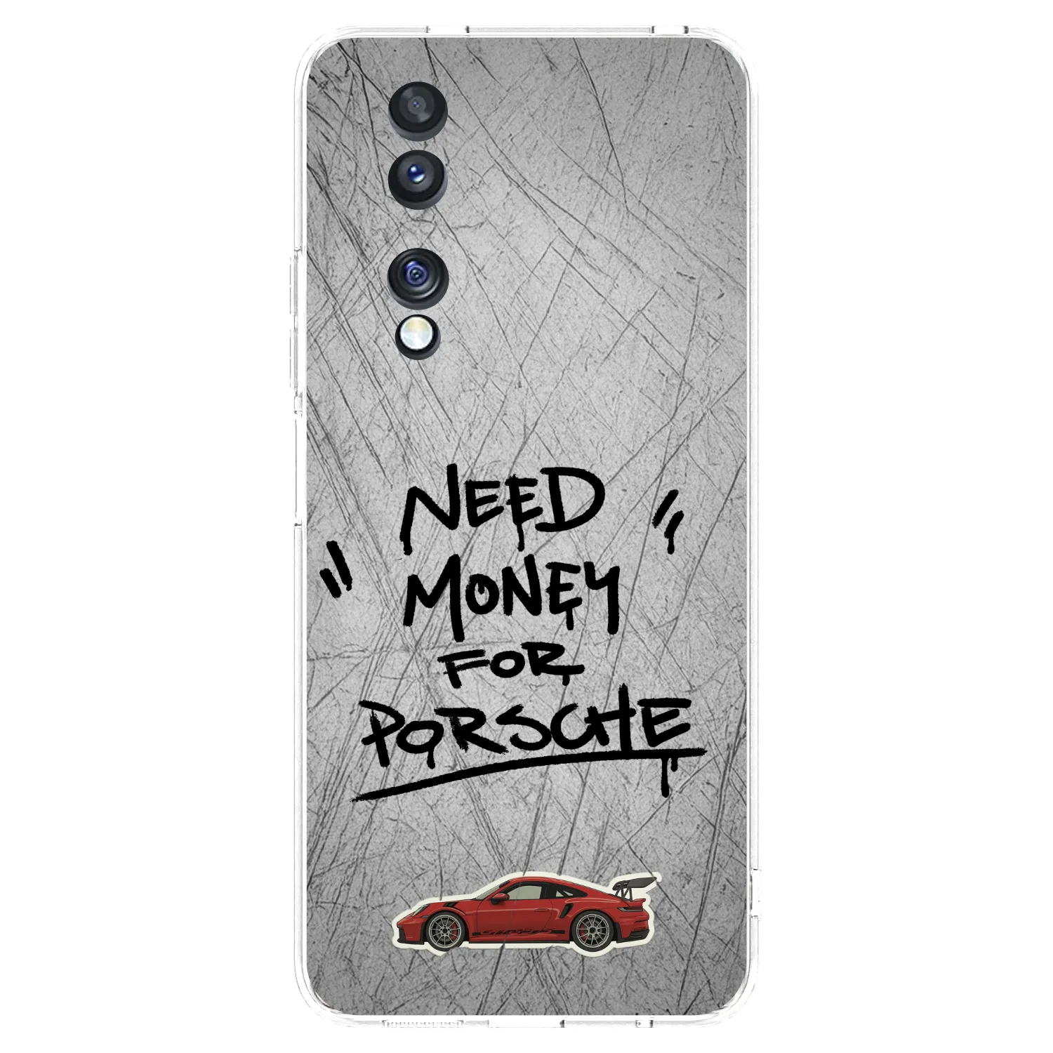 Picasee husă transparentă din silicon pentru Honor 70 - Grey Drift