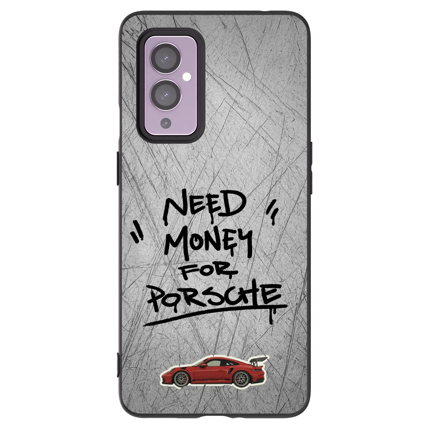 Picasee husă neagră din silicon pentru OnePlus 9 - Grey Drift