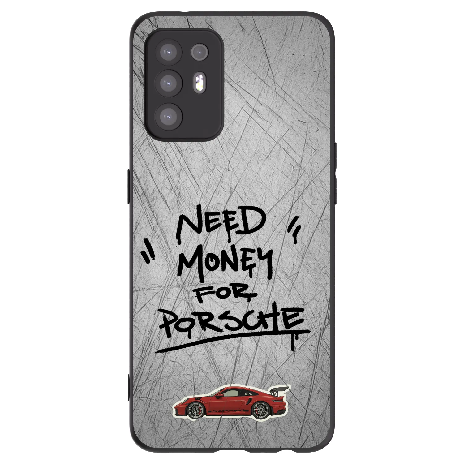 Picasee husă neagră din silicon pentru OPPO A94 5G - Grey Drift