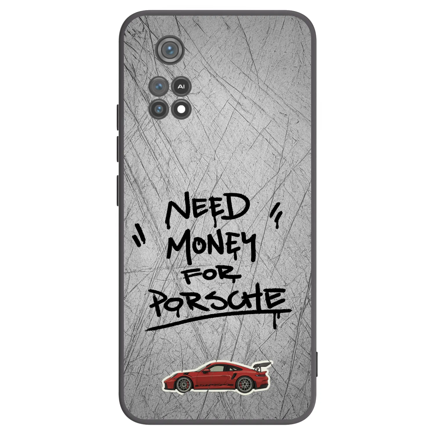 Picasee husă neagră din silicon pentru Xiaomi Poco M4 Pro - Grey Drift