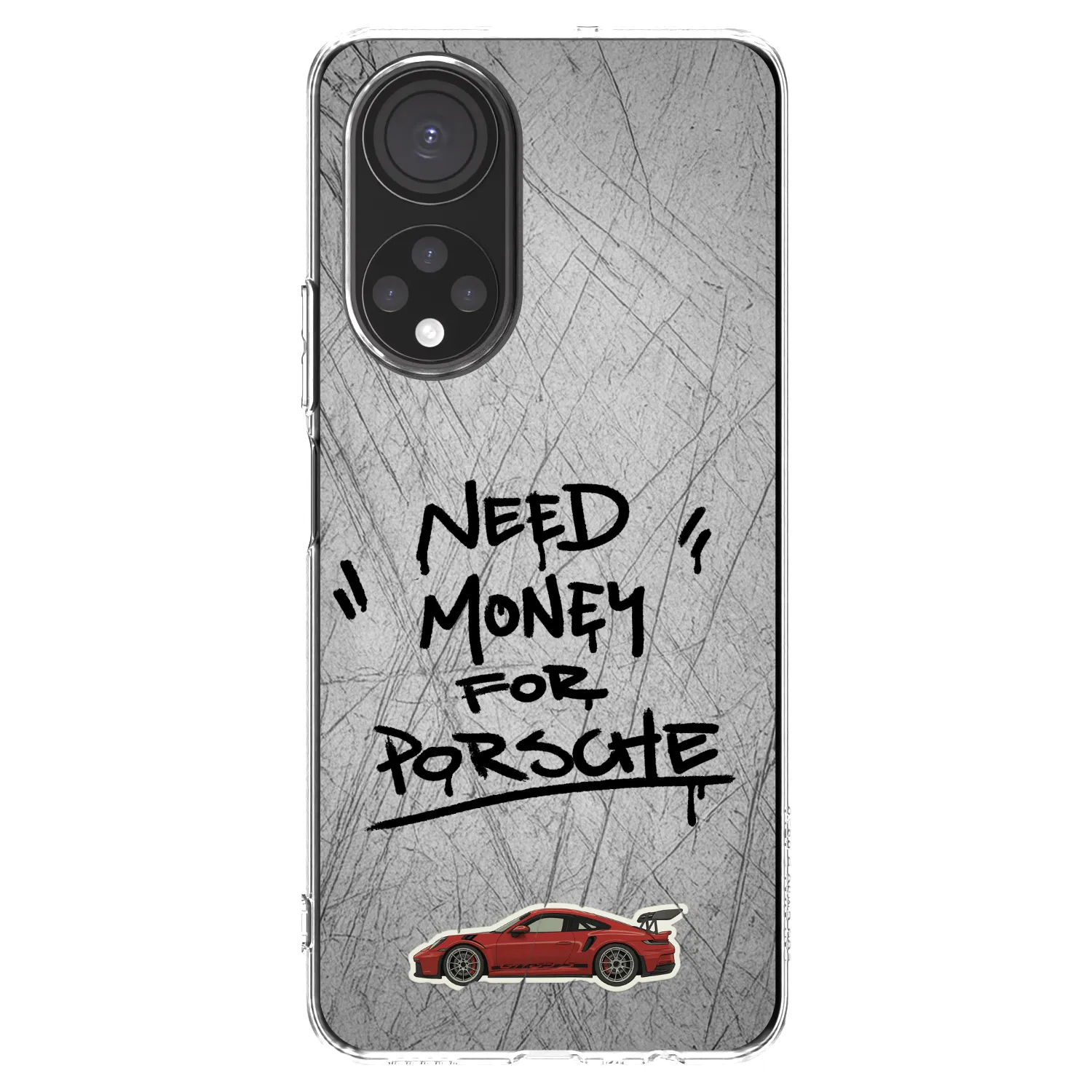 Picasee husă transparentă din silicon pentru Honor X7 - Grey Drift