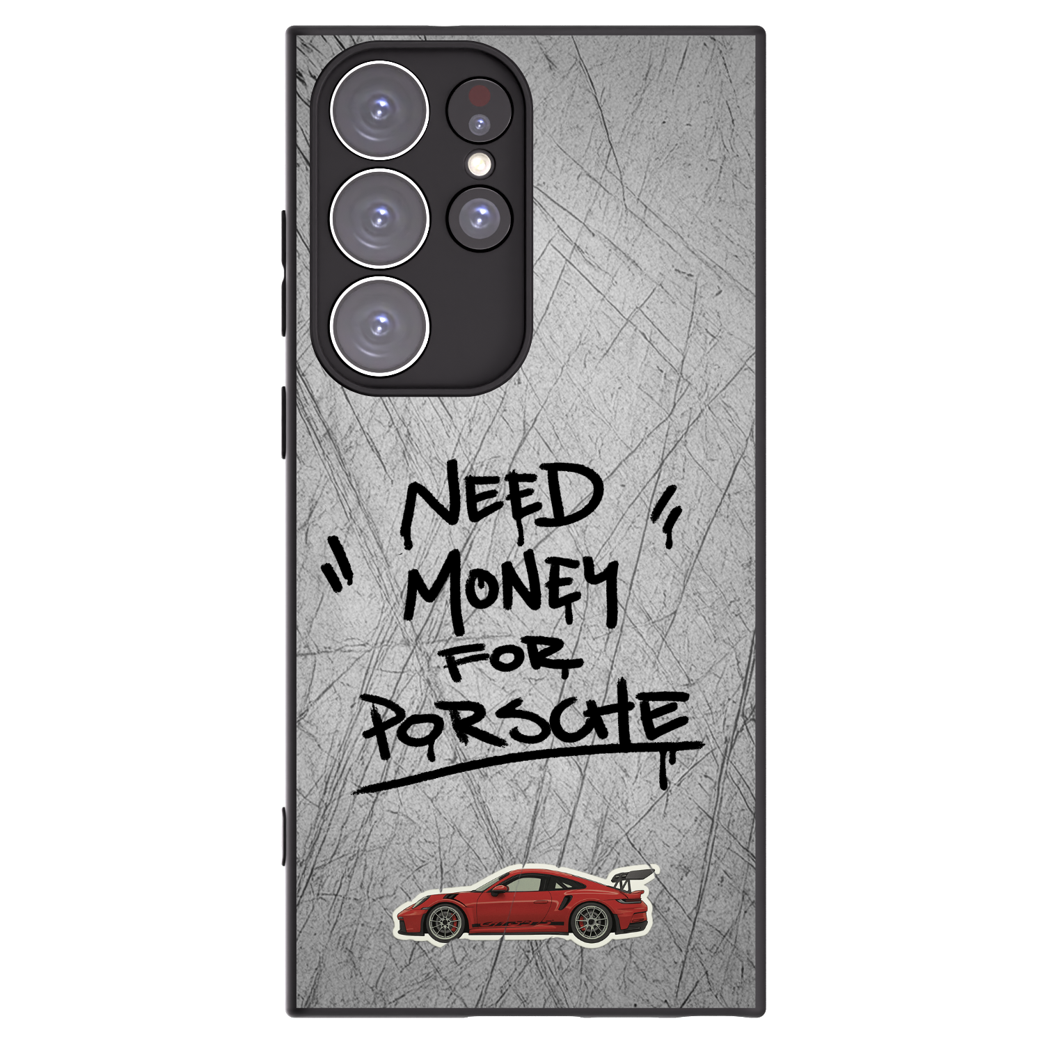 Picasee husă neagră din silicon pentru Samsung Galaxy S23 Ultra 5G - Grey Drift