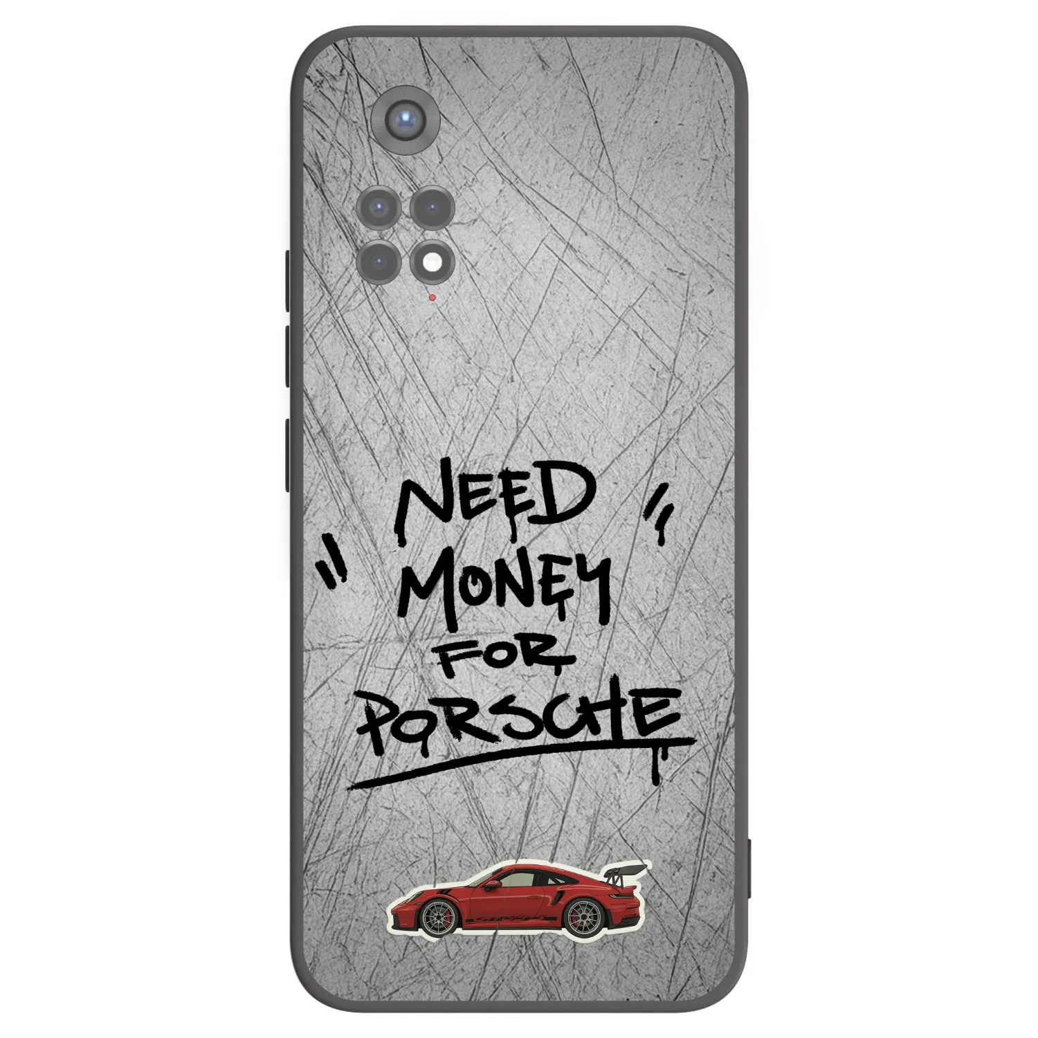 Picasee husă neagră din silicon pentru Xiaomi Redmi Note 11S 5G - Grey Drift
