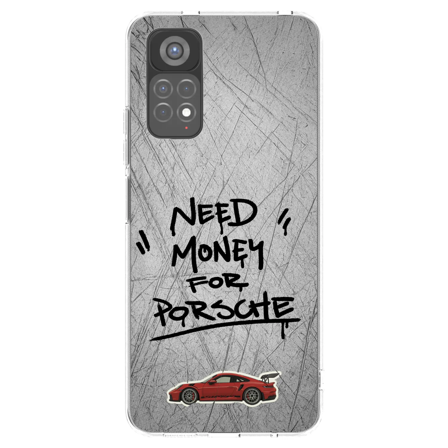 Picasee husă transparentă din silicon pentru Xiaomi Redmi Note 11S 5G - Grey Drift