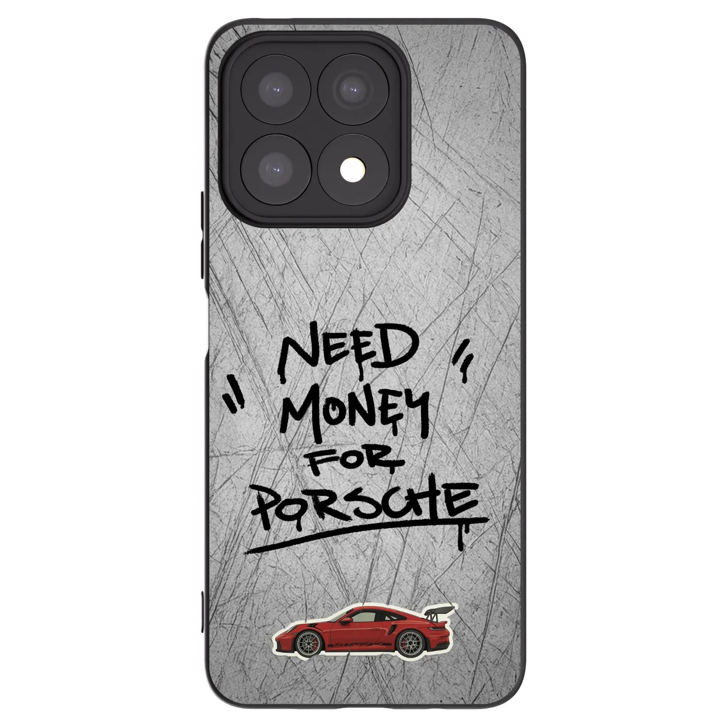Picasee husă neagră din silicon pentru Honor X8a - Grey Drift