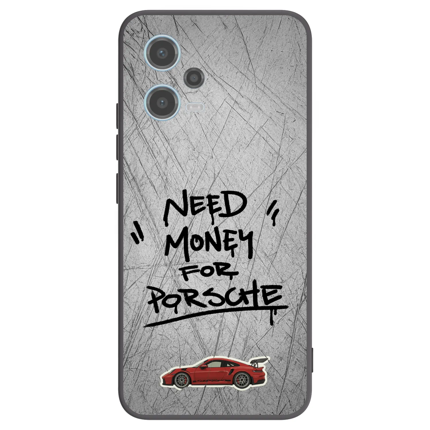 Picasee husă neagră din silicon pentru Xiaomi Redmi Note 12 5G - Grey Drift