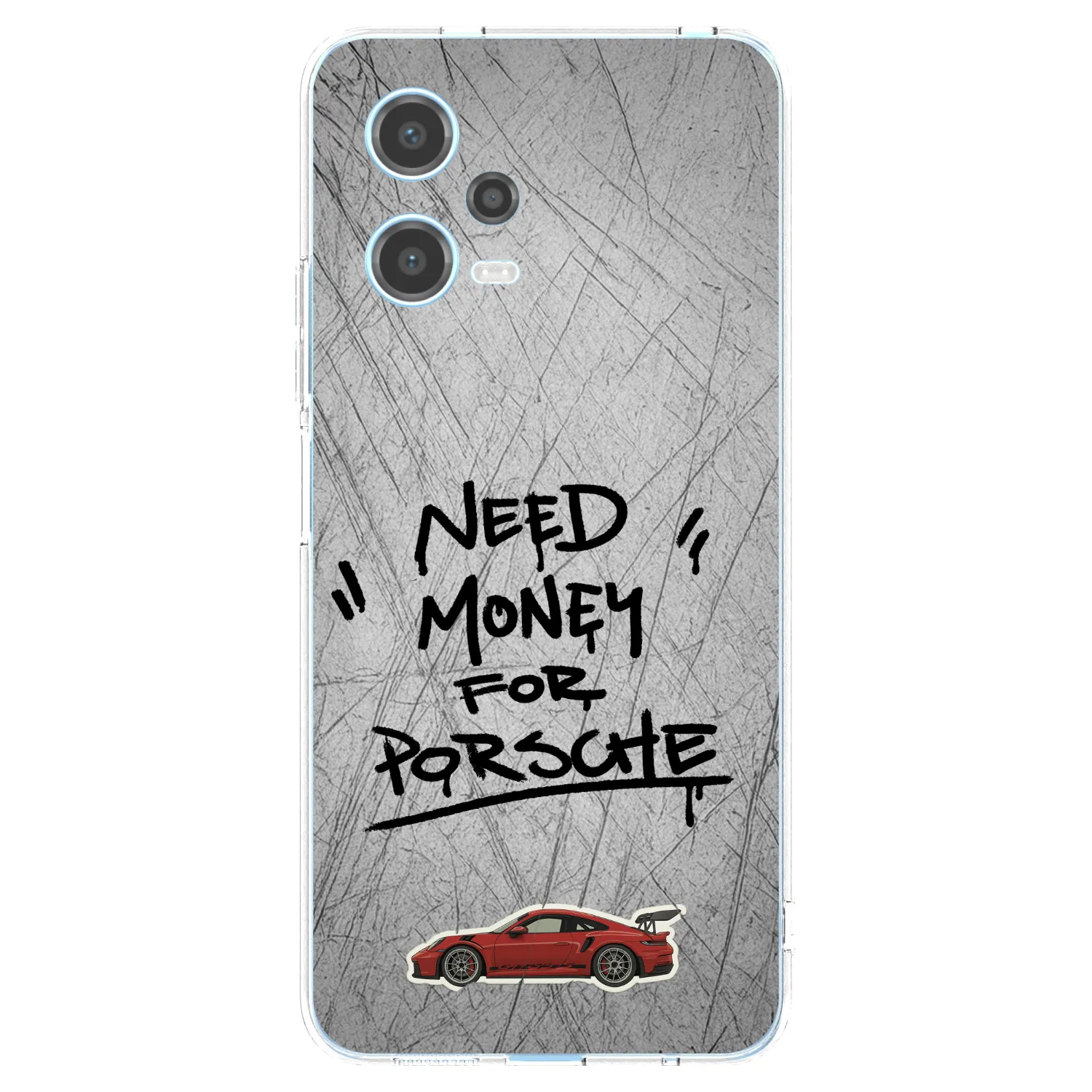 Picasee husă transparentă din silicon pentru Xiaomi Redmi Note 12 5G - Grey Drift