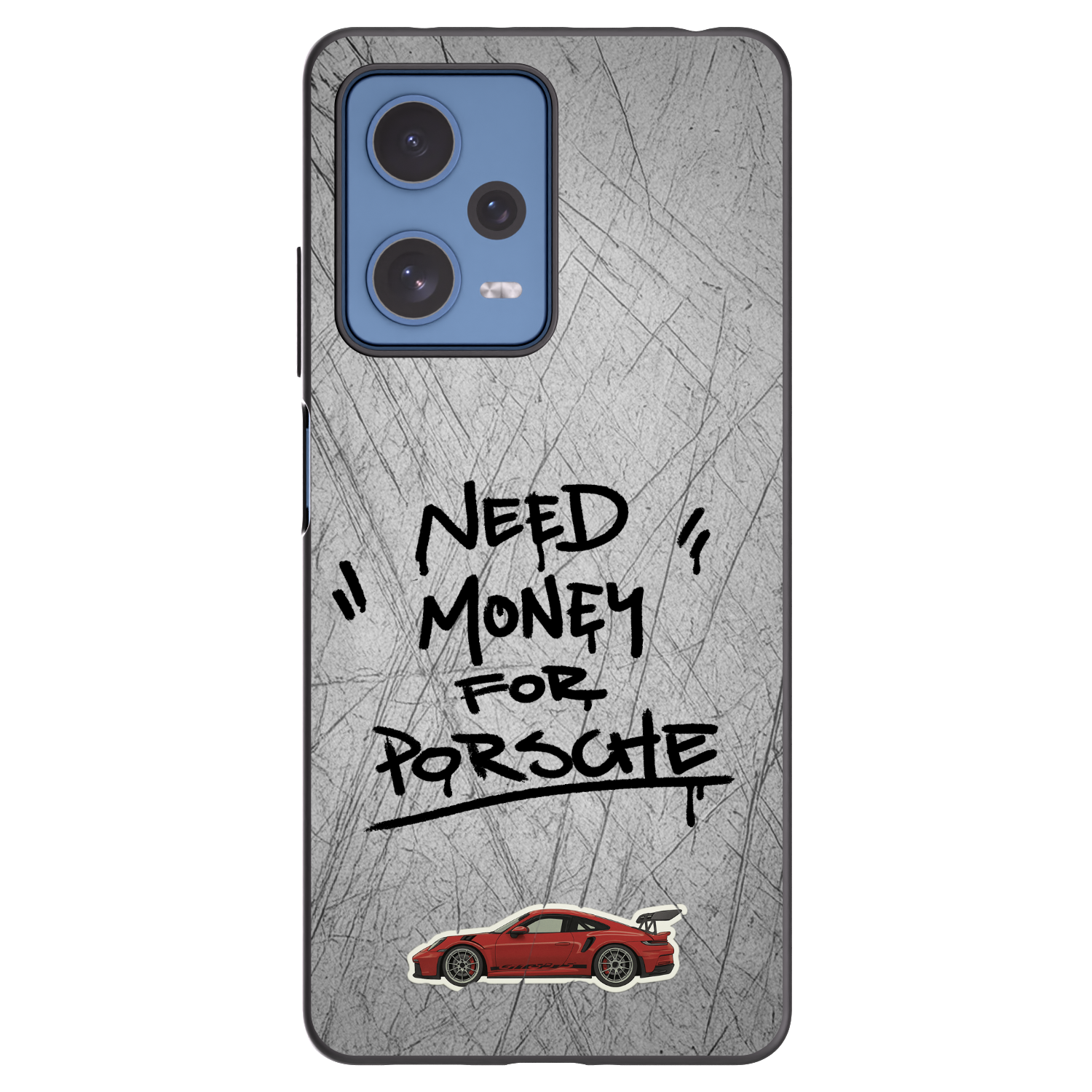 Picasee husă neagră din silicon pentru Xiaomi Redmi Note 12 Pro 5G - Grey Drift