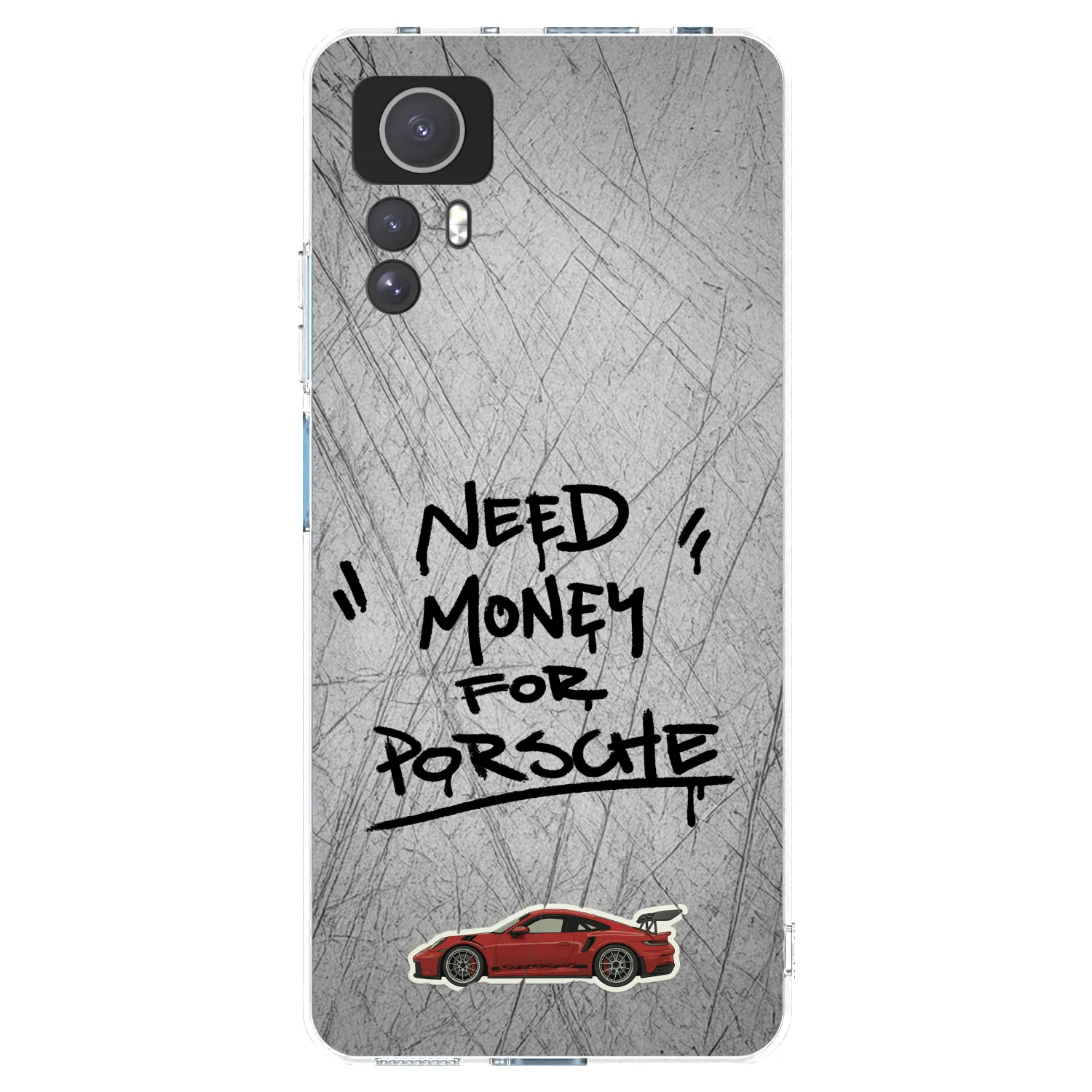 Picasee husă transparentă din silicon pentru Xiaomi Redmi Note 12S - Grey Drift