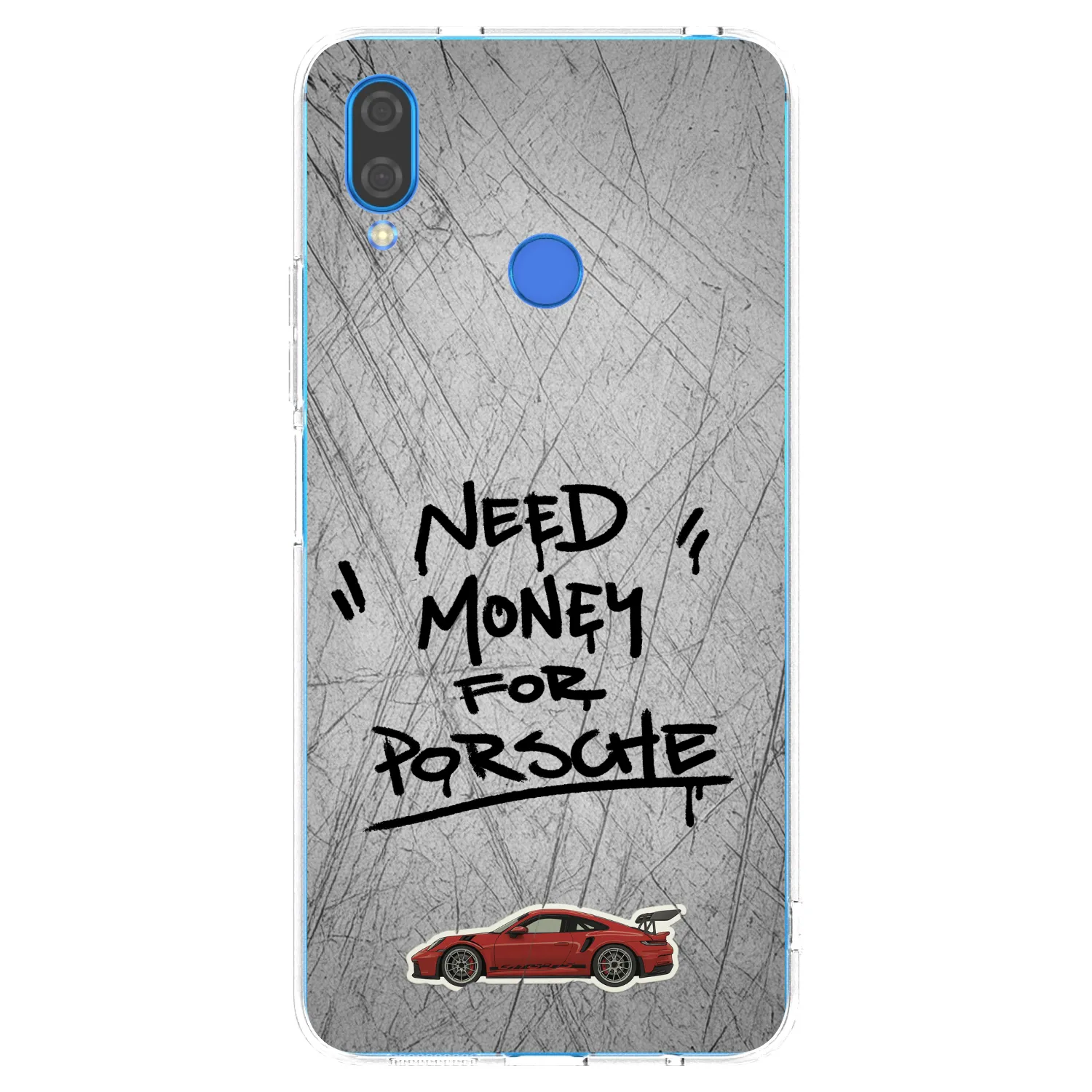 Picasee husă transparentă din silicon pentru Huawei Nova 3 - Grey Drift