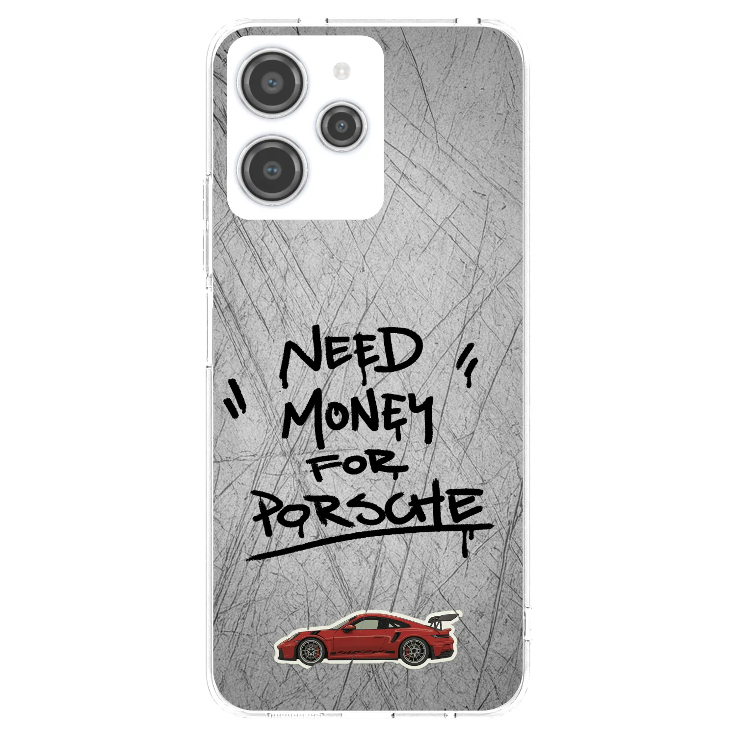 Picasee husă transparentă din silicon pentru Xiaomi Redmi 12 4G - Grey Drift