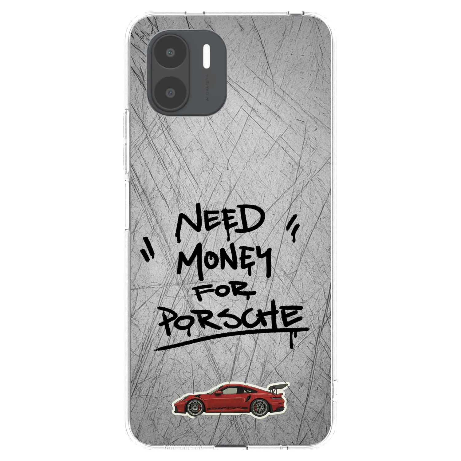 Picasee husă transparentă din silicon pentru Xiaomi Redmi A2 - Grey Drift