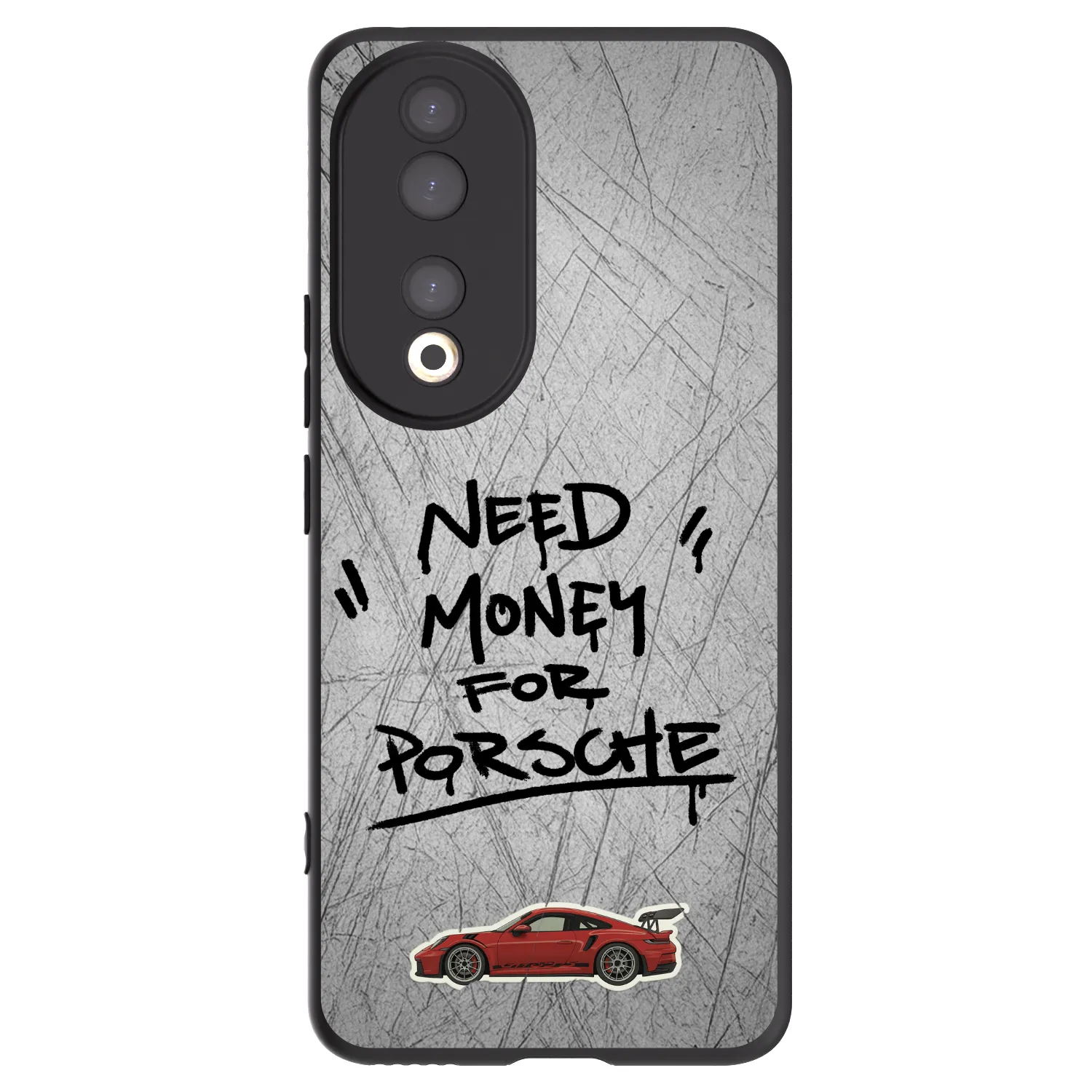 Picasee husă neagră din silicon pentru Honor 90 5G - Grey Drift