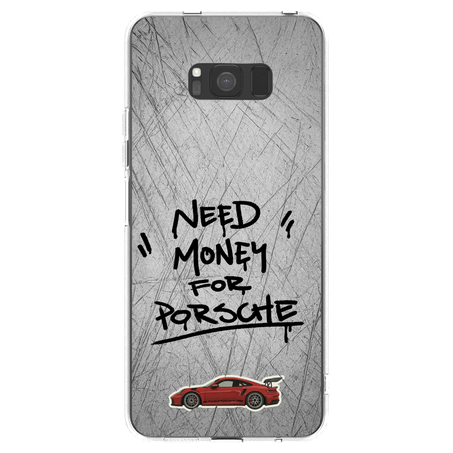 Picasee husă transparentă din silicon pentru Samsung Galaxy S8 G950F - Grey Drift