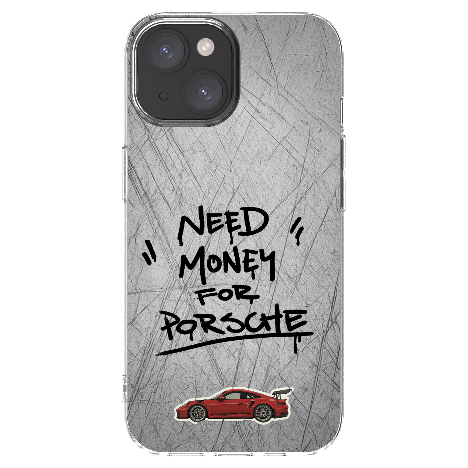 Picasee husă transparentă din silicon pentru Apple iPhone 15 - Grey Drift